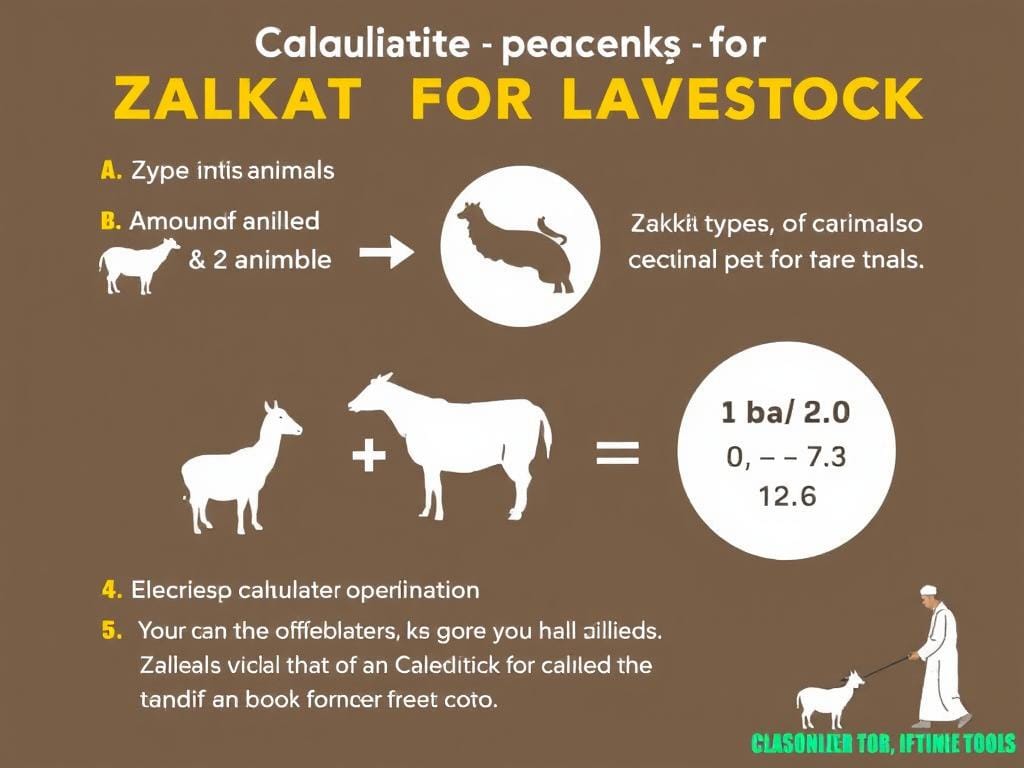 Cara menghitung zakat hewan ternak