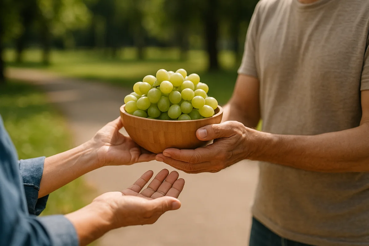 Simbol inisiatif kebaikan yang sederhana namun berarti.