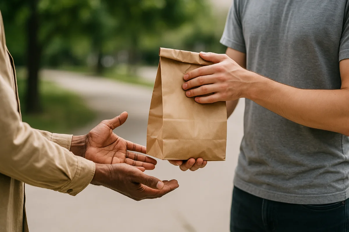 Simbol inisiatif kebaikan yang sederhana namun penuh makna.