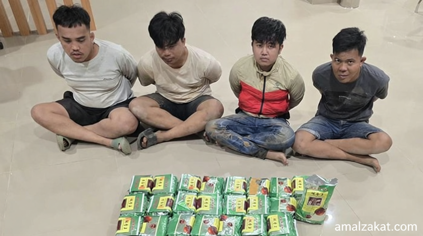 Bareskrim Bongkar Jaringan 30 Kg Sabu di Banyuasin – 4 Tersangka Dijerat