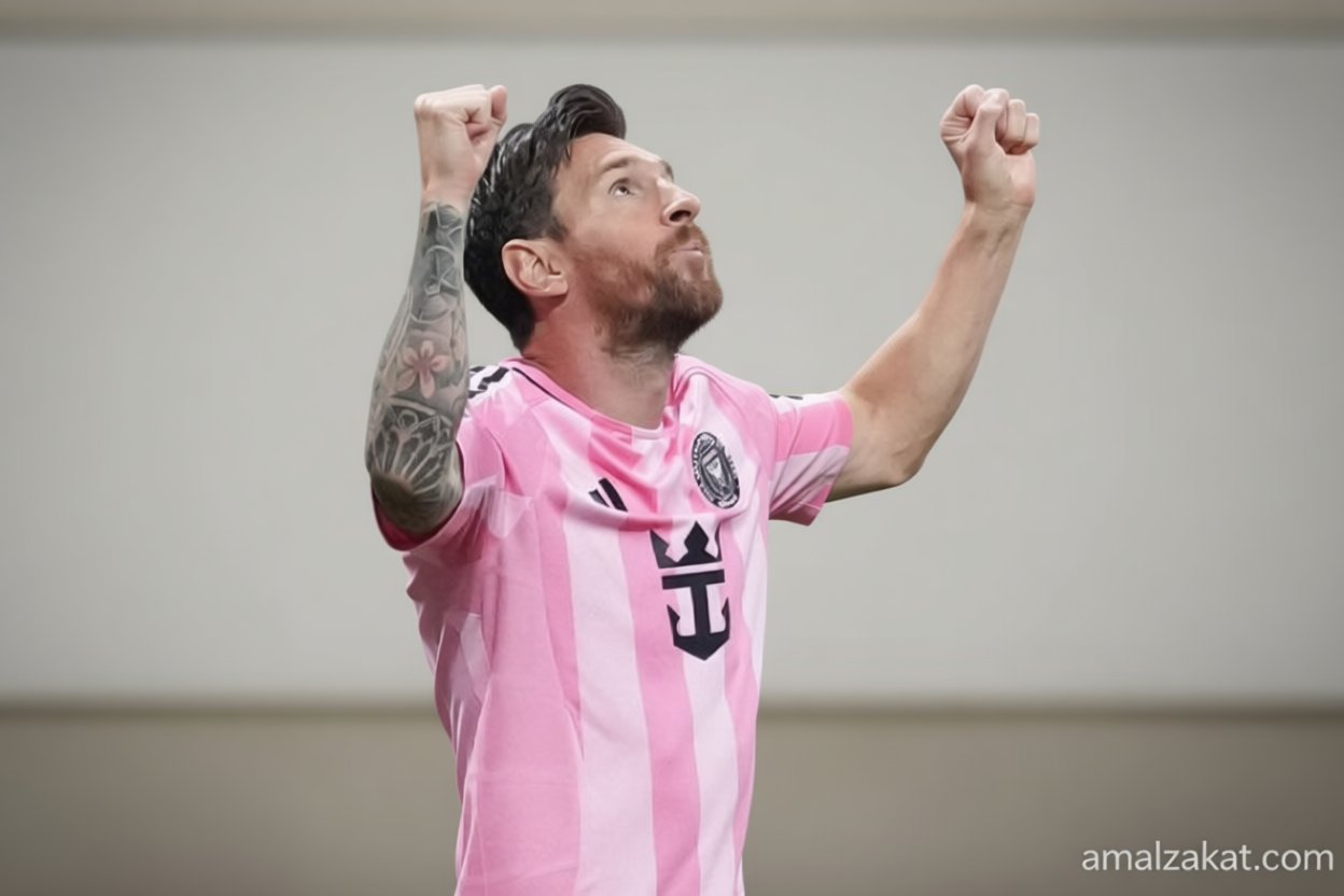 Lionel Messi lampaui rekor gol tendangan bebas Pele