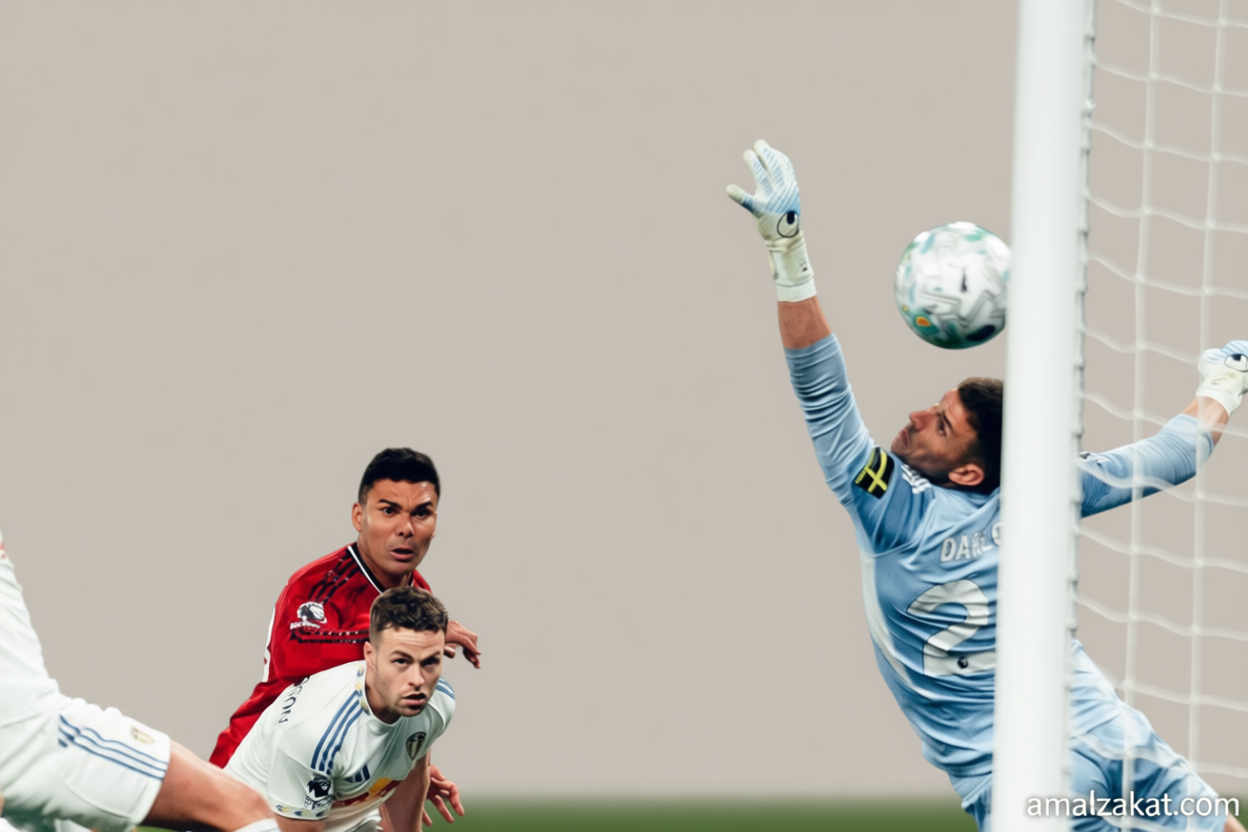 Manchester United telan kekalahan 1-2 ketika jamu Leeds United