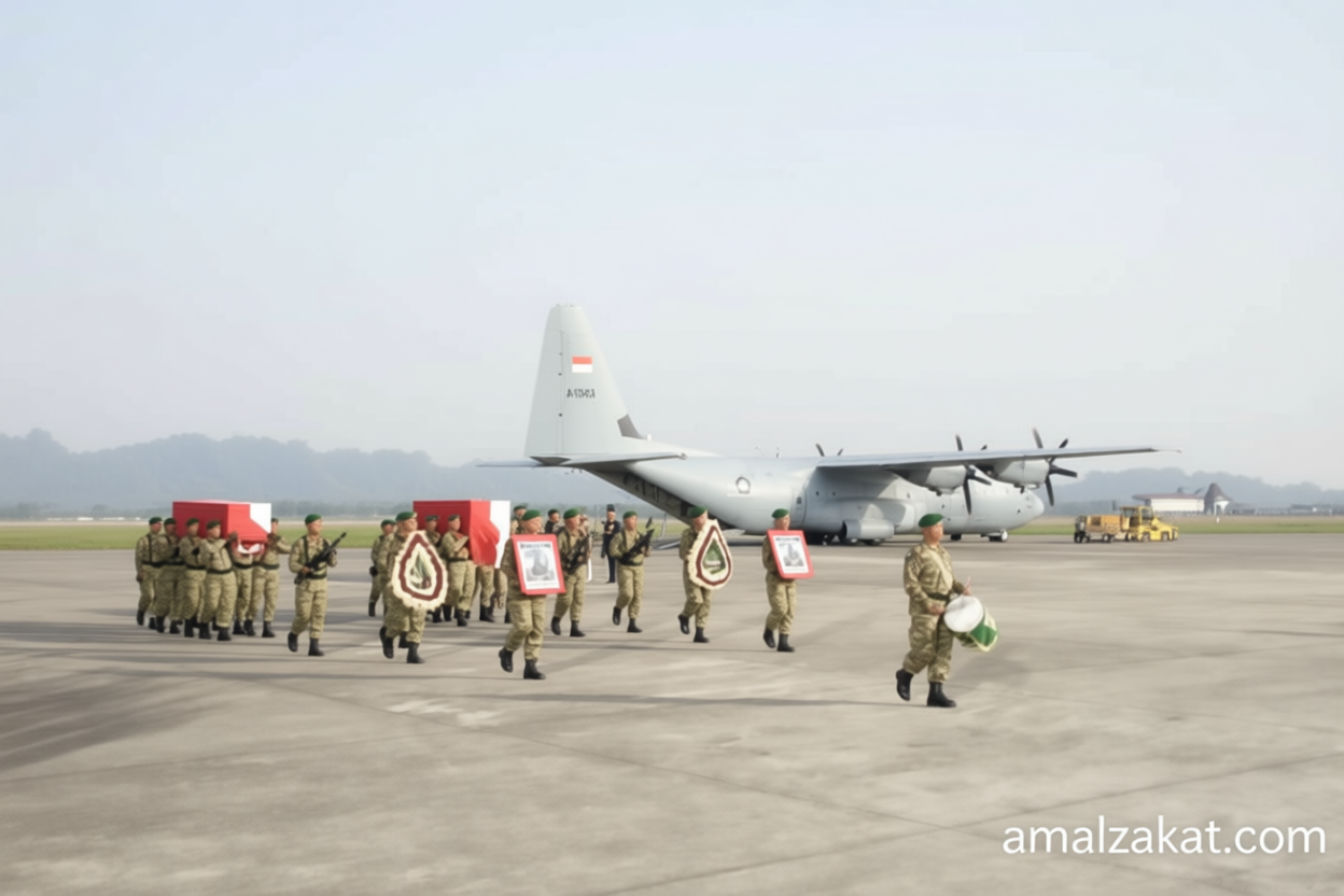 Program Terbaru: Jenazah dua prajurit TNI yang gugur di Lebanon diserahkan ke keluarga
