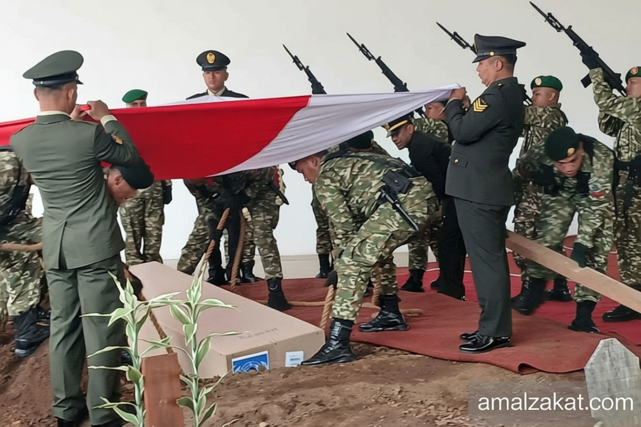 Kunjungan Penting: Jenazah Serka Nur Ichwan dimakamkan di TMP Giri Dharmoloyo Magelang