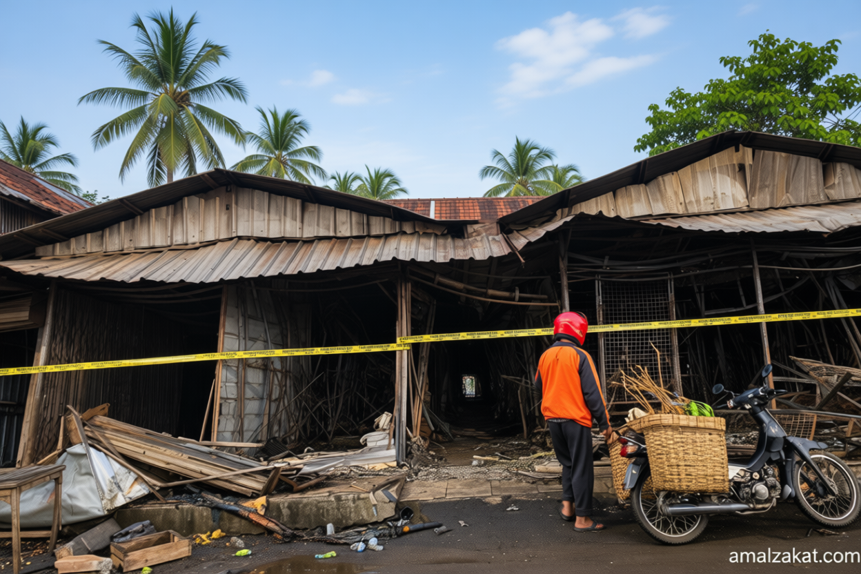 Today’s News: Kebakaran landa Pasar Kanjengan Semarang