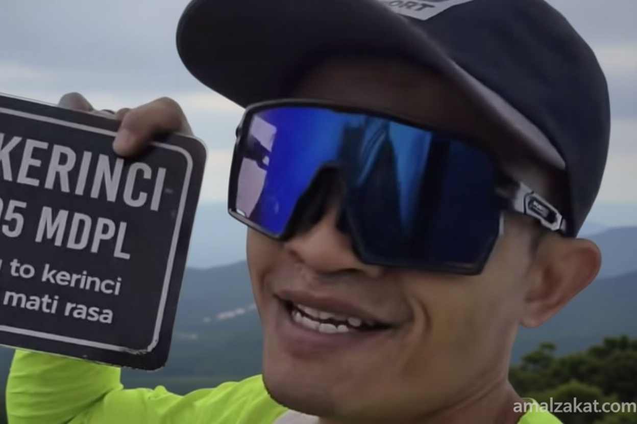 Menghadapi Tantangan: Arief Wismoyono juarai lari lintas alam Kerinci100 Jambi