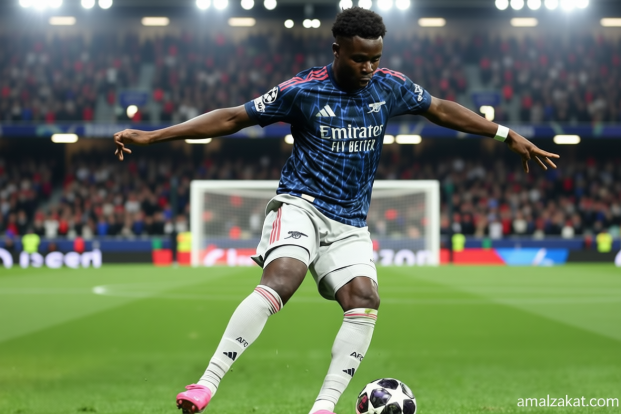 Arsenal imbangi Atletico 1-1 di leg pertama semifinal Liga Champions