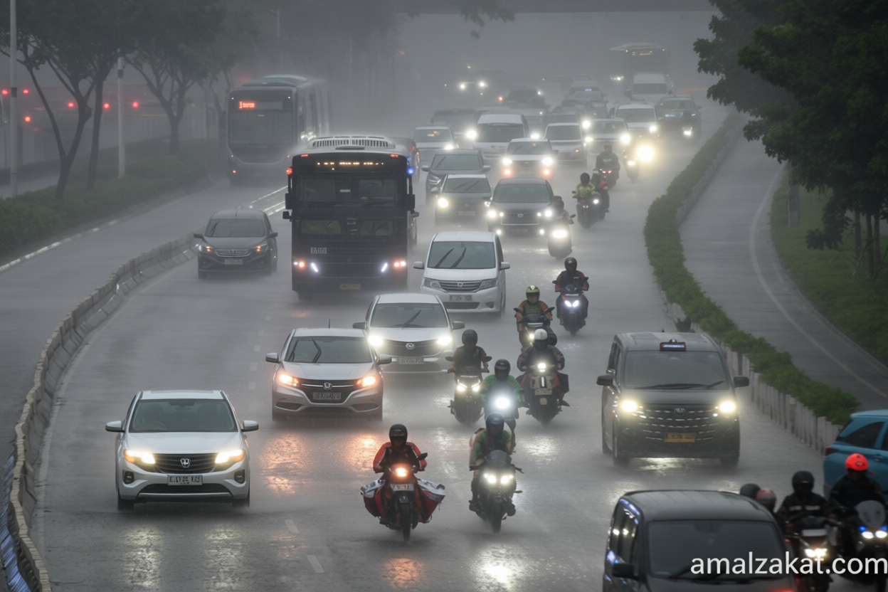 Jaksel dan Jaktim diprakirakan hujan pada Senin sore