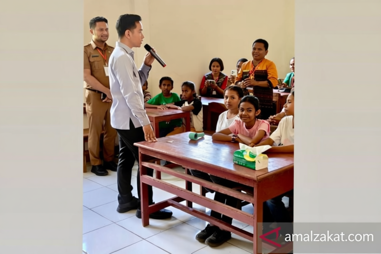 Yang Dibahas: Wapres janji cari solusi sejahterakan guru honorer di SD Kaniti Kupang
