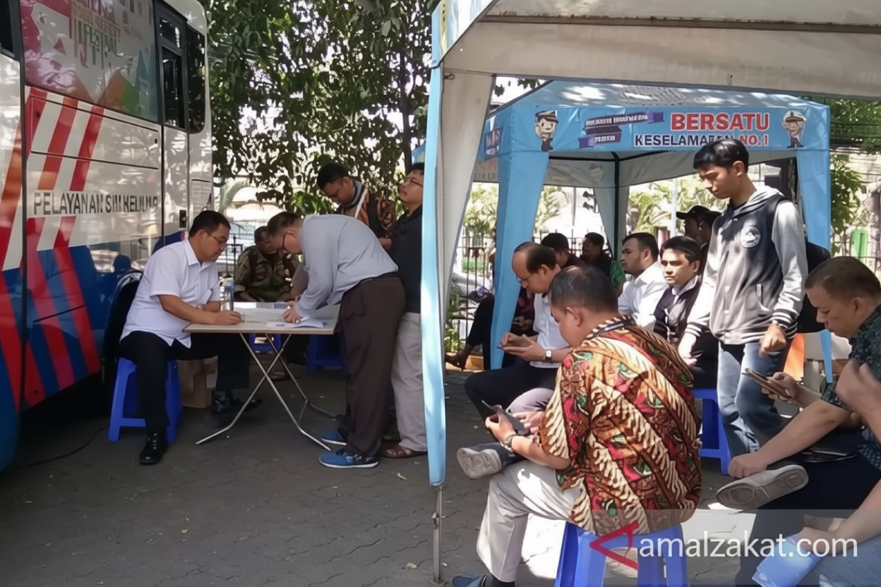 Layanan SIM Keliling tersedia di lima lokasi Jakarta pada Sabtu