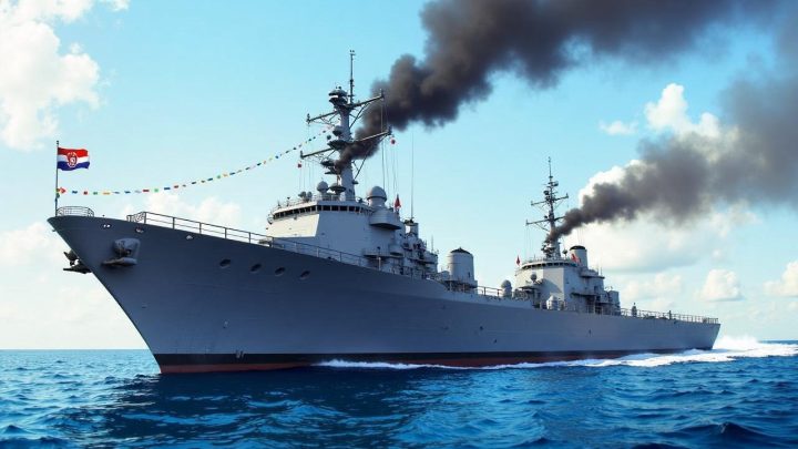 Key Strategy: Kemitraan Pertahanan RI-Inggris, HMS Tamar Bersandar di Jakarta