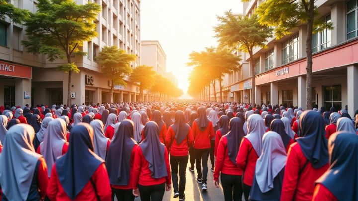 New Policy: Demo Kebijakan Pemerintah, Mahasiswa UNM Blokade Jalan di Makassar