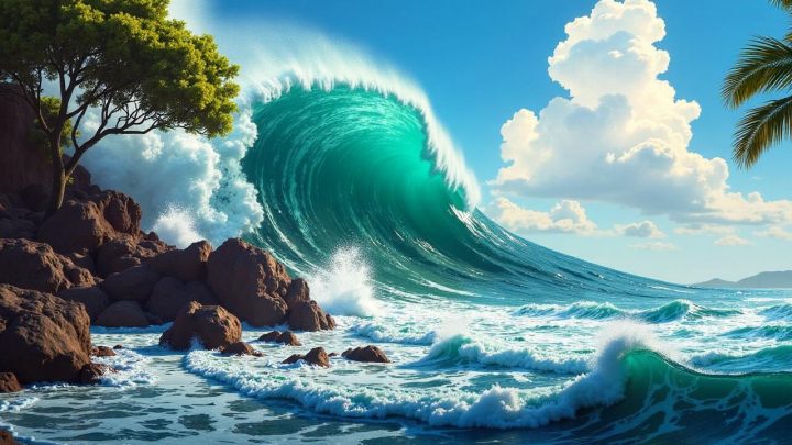 Historic Moment: Gelombang Tsunami Terdeteksi di 3 Lokasi Indonesia