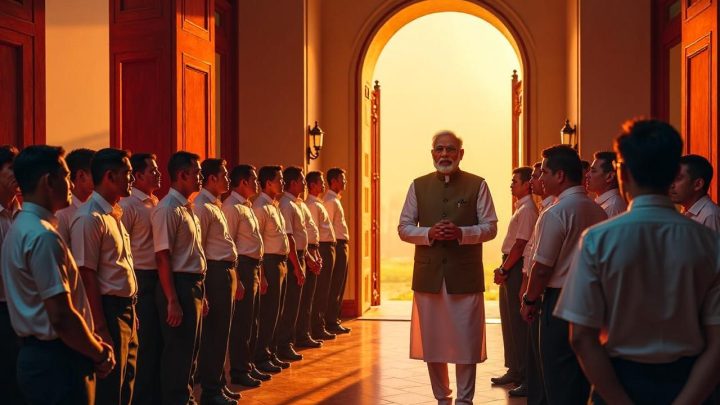 Key Discussion: Momen Hangat Prabowo dan PM India Modi Berpelukan di Istana Merdeka