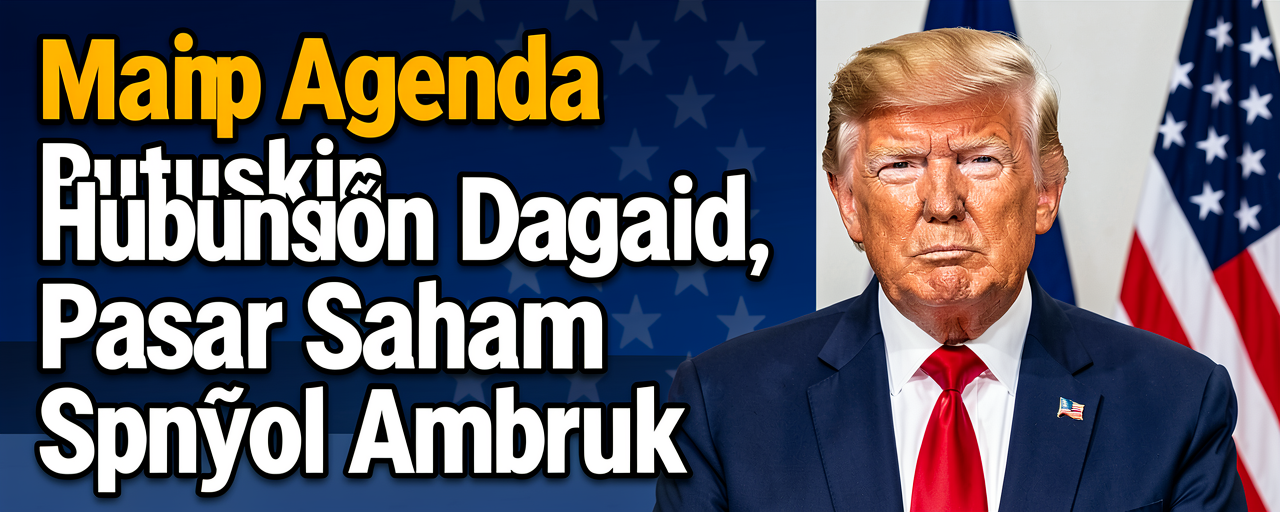 Trump Putuskan Hubungan Dagang, Pasar Saham Spanyol Ambruk