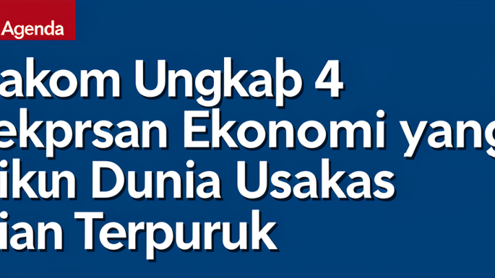 Main Agenda: Bakom Ungkap 4 Tekanan Ekonomi yang Bikin Dunia Usaha Kian Terpuruk