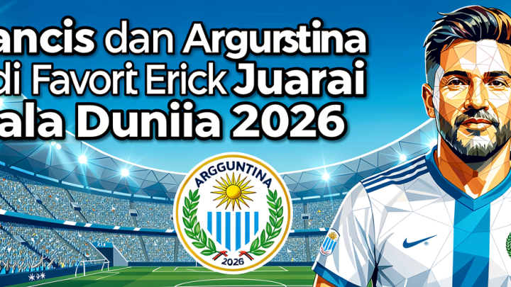 Topics Covered: Prancis dan Argentina Jadi Favorit Erick Juarai Piala Dunia 2026