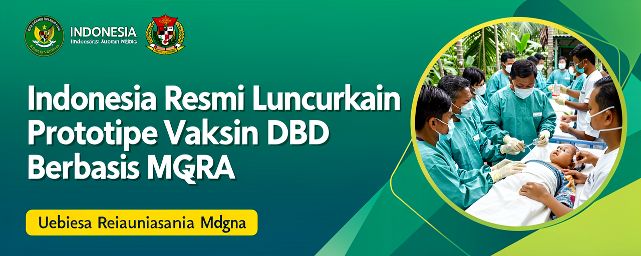 Indonesia Resmi Luncurkan Prototipe Vaksin DBD Berbasis mRNA