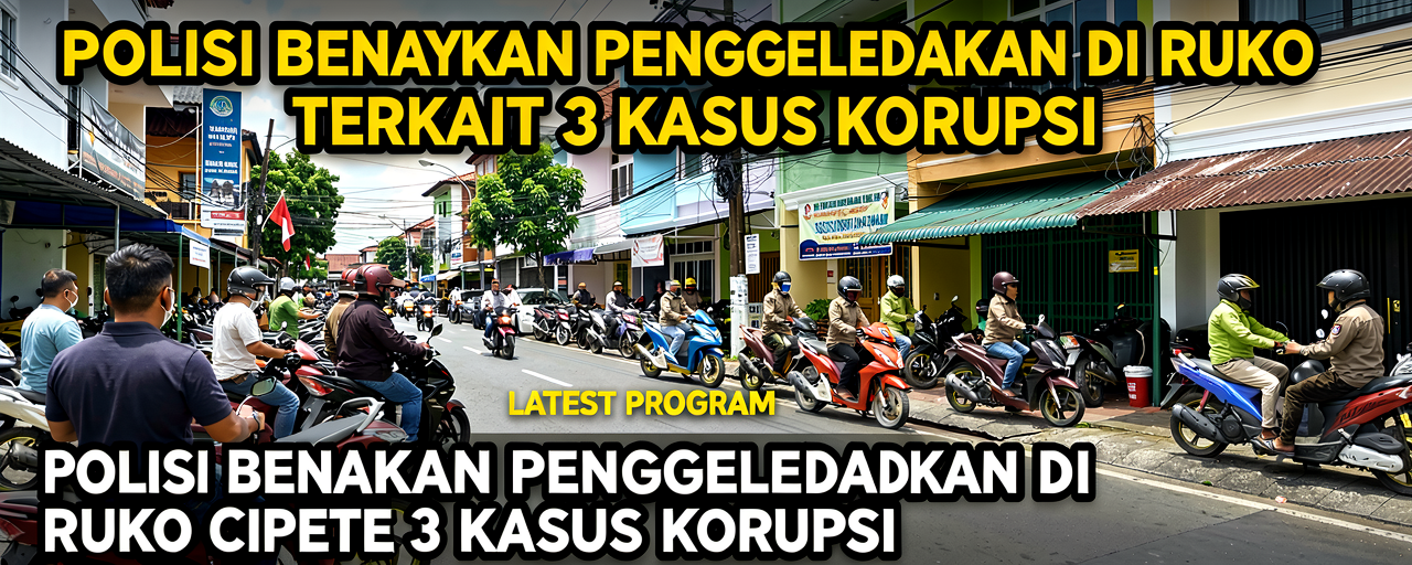 Polisi Benarkan Penggeledahan di Ruko Cipete Terkait 3 Kasus Korupsi