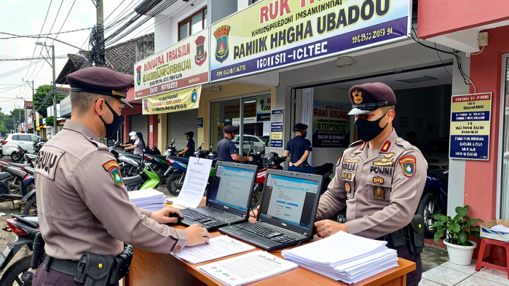 Polisi Sita Dokumen dan Komputer dari Ruko di Cipete