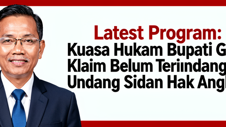 Latest Program: Kuasa Hukum Bupati Gowa Klaim Belum Terima Undangan Sidang Hak Angket