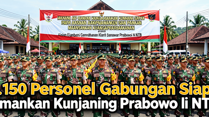 Latest Program: 1.150 Personel Gabungan Siap Amankan Kunjungan Prabowo di NTB