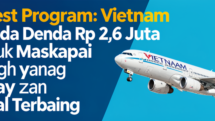 Latest Program: Vietnam Denda Rp 2,6 Juta untuk Maskapai yang Delay dan Batal Terbang