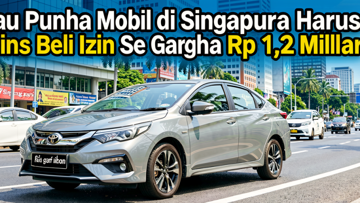 Key Strategy: Mau Punya Mobil di Singapura Harus Beli Izin Seharga Rp 1,2 Miliar