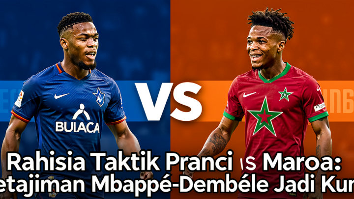 Key Discussion: Rahasia Taktik Prancis vs Maroko: Ketajaman Mbappé-Dembélé Jadi Kunci