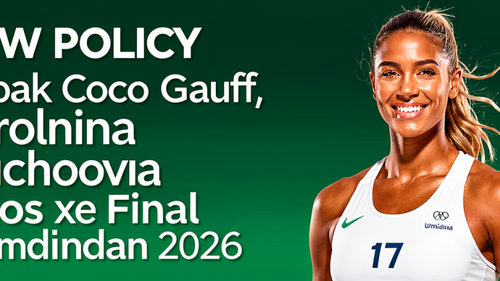 New Policy: Depak Coco Gauff, Karolina Muchova Lolos ke Final Wimbledon 2026