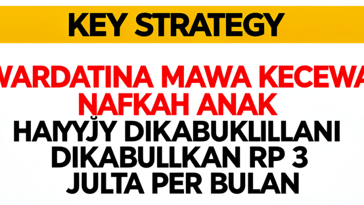 Key Strategy: Wardatina Mawa Kecewa Nafkah Anak hanya Dikabulkan Rp 3 Juta Per Bulan