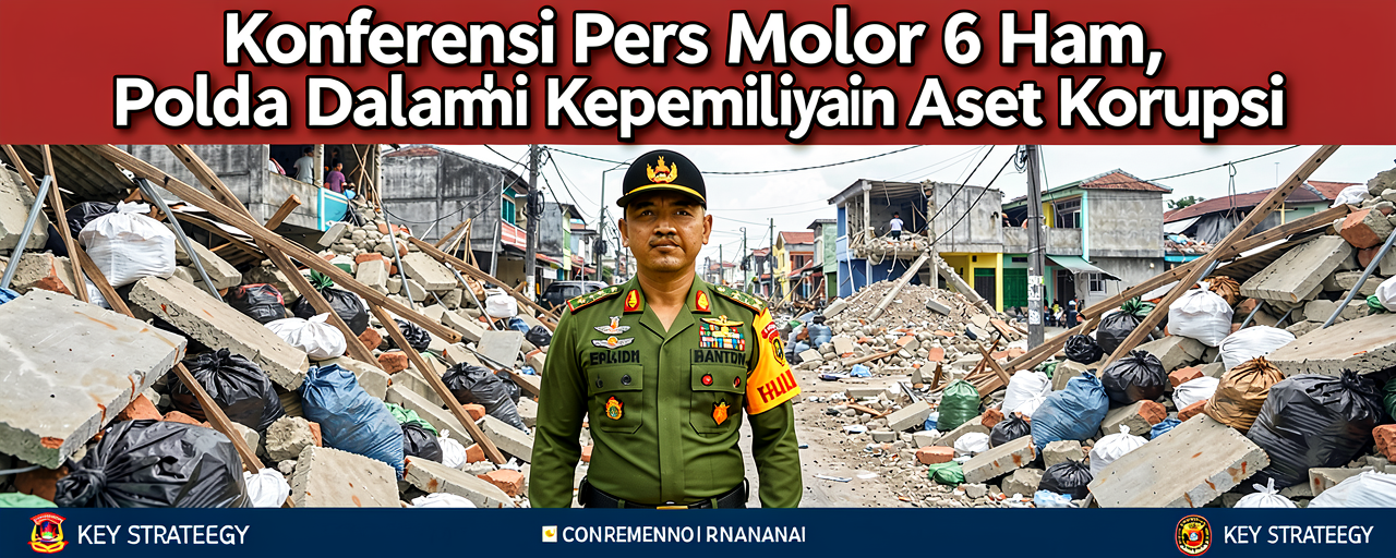 Konferensi Pers Molor 6 Jam, Polda Dalami Kepemilikan Aset Korupsi