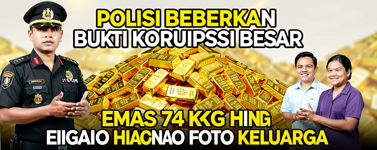 Polisi Beberkan Bukti Korupsi Besar: Emas 74 Kg hingga Foto Keluarga