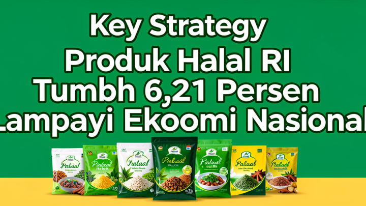 Key Strategy: Produk Halal RI Tumbuh 6,21 Persen Lampaui Ekonomi Nasional