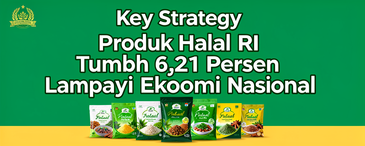 Produk Halal RI Tumbuh 6,21 Persen Lampaui Ekonomi Nasional