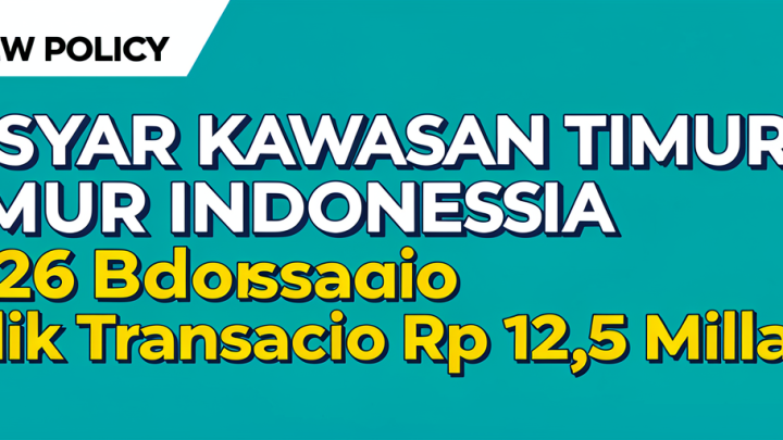 New Policy: Fesyar Kawasan Timur Indonesia 2026 Bidik Transaksi Rp 12,5 Miliar