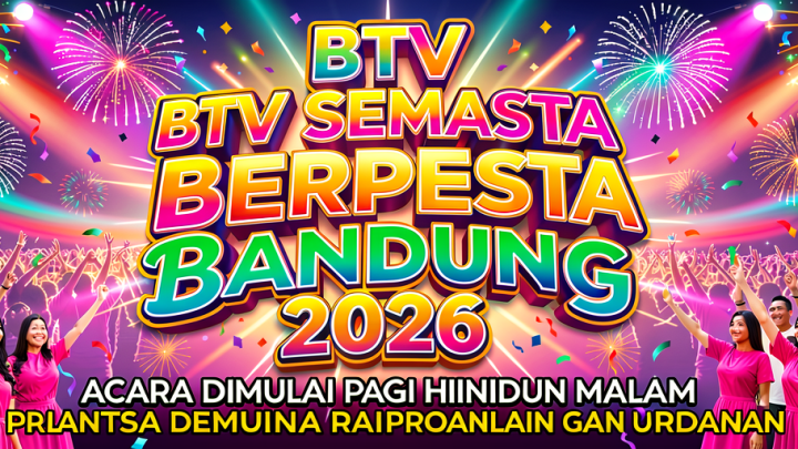 Latest Program: BTV Semesta Berpesta Bandung 2026, Acara Dimulai Pagi hingga Malam