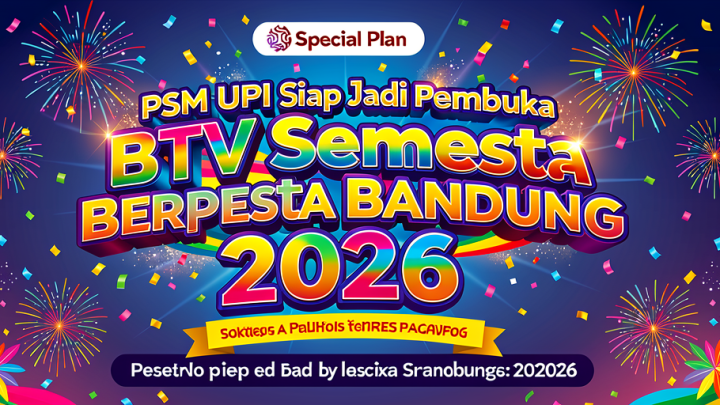 Special Plan: PSM UPI Siap Jadi Pembuka BTV Semesta Berpesta Bandung 2026
