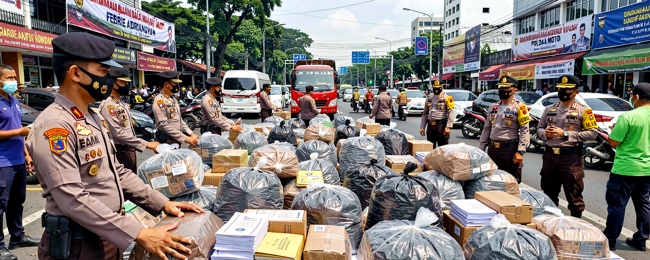 Pelimpahan Barang Bukti Kasus Febrie Adriansyah – Polda Metro Kondusif