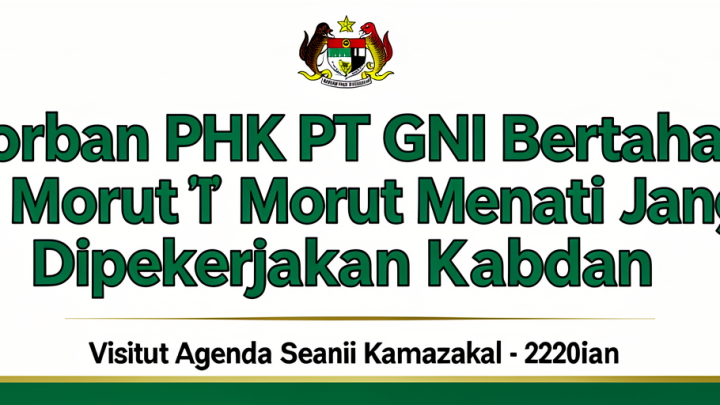 Visit Agenda: Korban PHK PT GNI Bertahan di Morut Menanti Janji Dipekerjakan Kembali