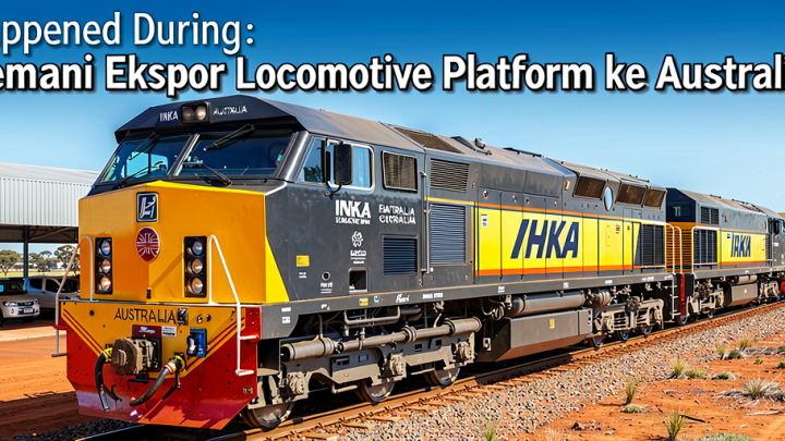 What Happened During: INKA Kembali Ekspor Locomotive Platform ke Australia
