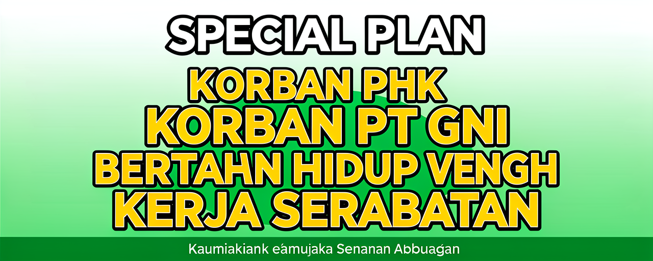 Korban PHK PT GNI Bertahan Hidup dengan Kerja Serabutan