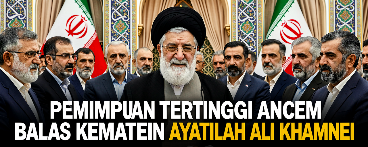 Pemimpin Tertinggi Iran Ancam Balas Kematian Ayatullah Ali Khamenei