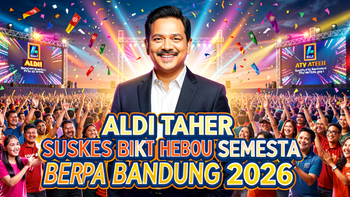 Historic Moment: Aldi Taher Sukses Bikin Heboh BTV Semesta Berpesta Bandung 2026