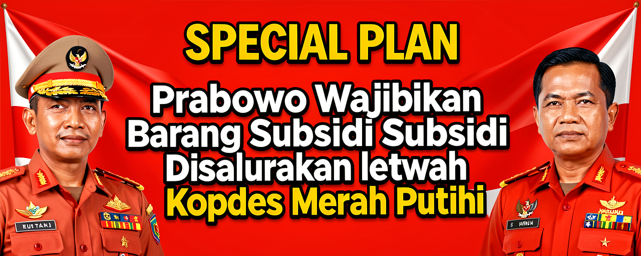Prabowo Wajibkan Barang Subsidi Disalurkan lewat Kopdes Merah Putih