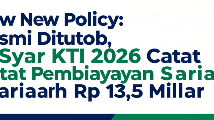 New Policy: Resmi Ditutup, FESyar KTI 2026 Catat Pembiayaan Syariah Rp 13,5 Miliar