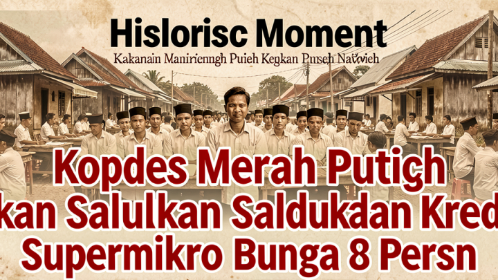 Historic Moment: Kopdes Merah Putih Akan Salurkan Kredit Supermikro Bunga 8 Persen