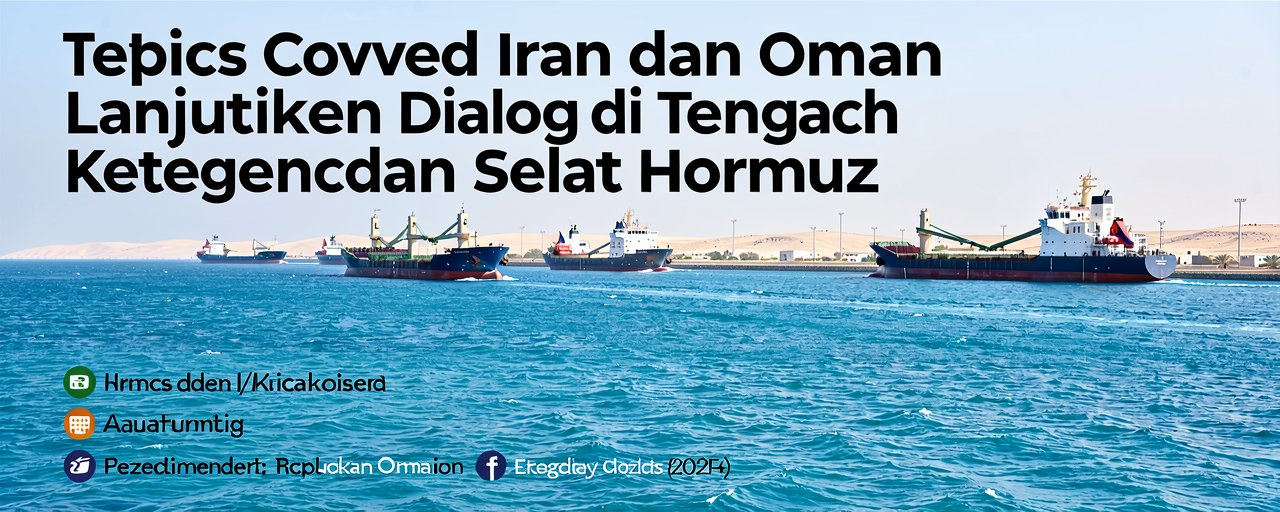 Iran dan Oman Lanjutkan Dialog di Tengah Ketegangan Selat Hormuz