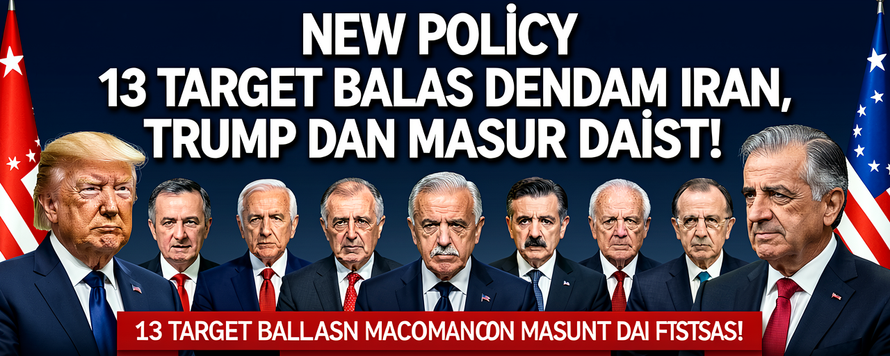 13 Target Balas Dendam Iran, Trump dan Macron Masuk Daftar!