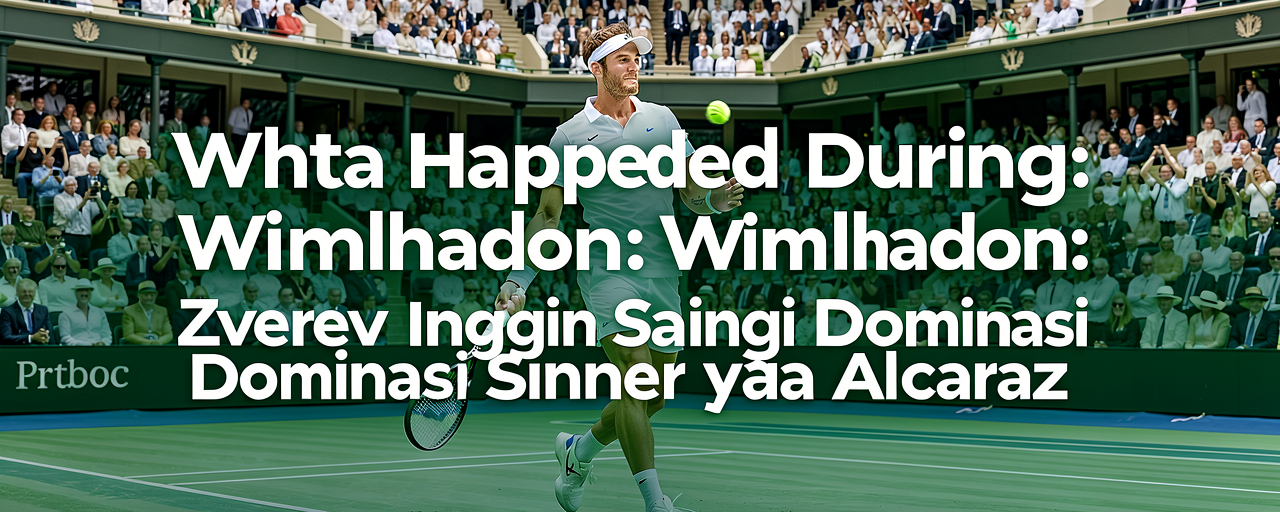 Wimbledon: Zverev Ingin Saingi Dominasi Sinner dan Alcaraz